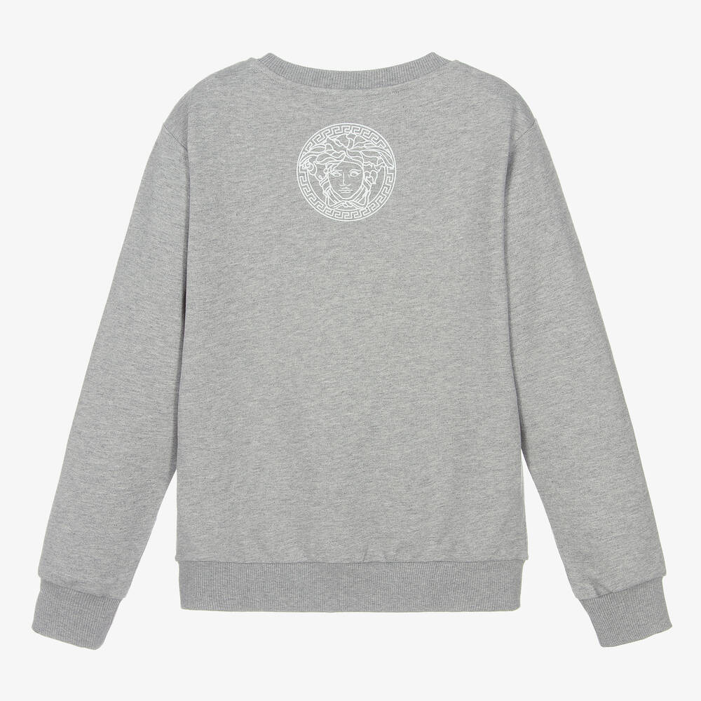 Versace grey sweatshirt outlet