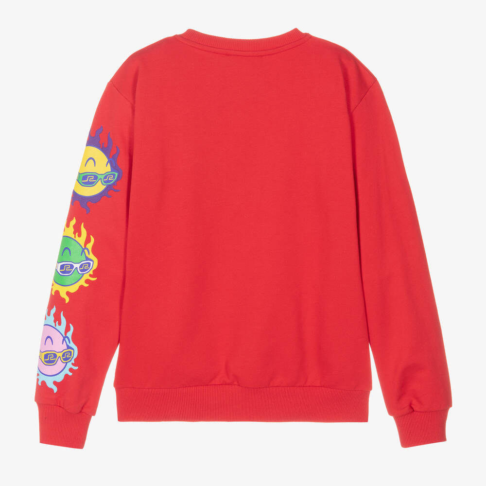 Red versace new arrivals sweatshirt