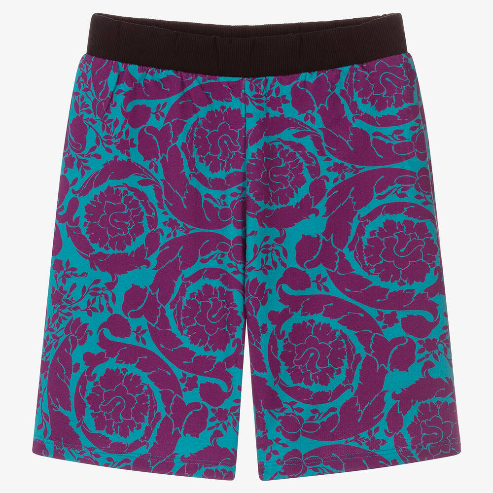 Versace - Short turquoise ado garçon | Childrensalon