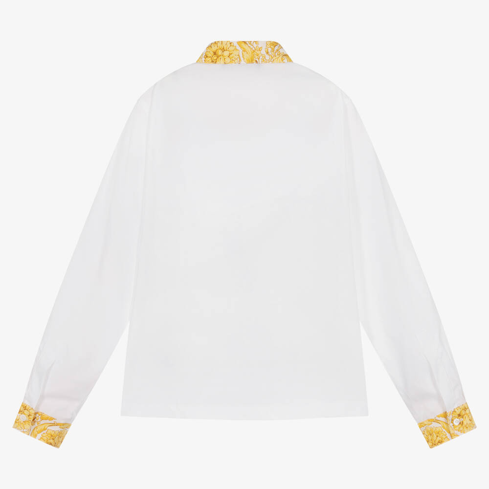 Chemise on sale versace blanche