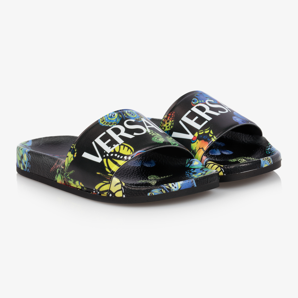 Versace - Claquettes Papillon Ado | Childrensalon