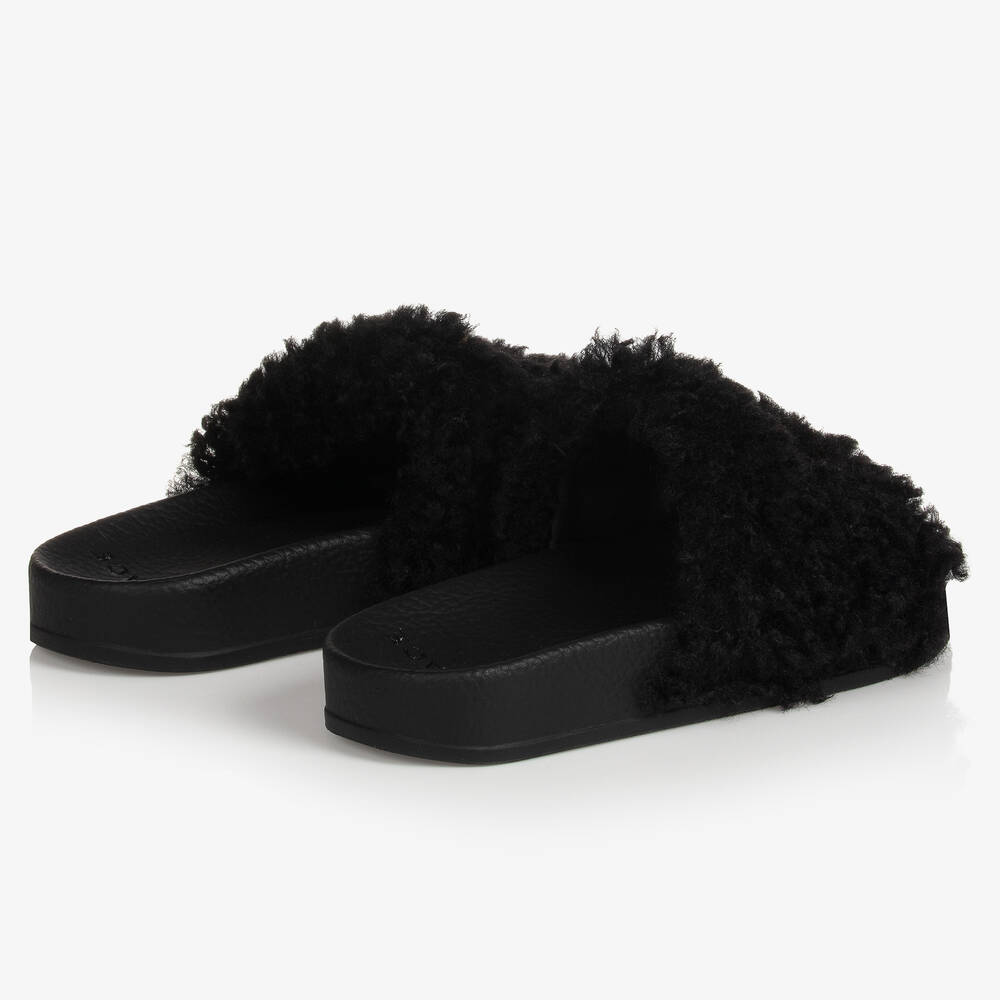 Versace sales fur slides