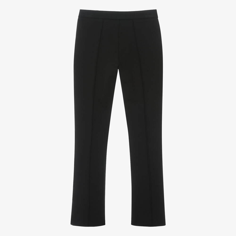 Versace-Teen Girls Black Greca Trousers | Childrensalon Outlet