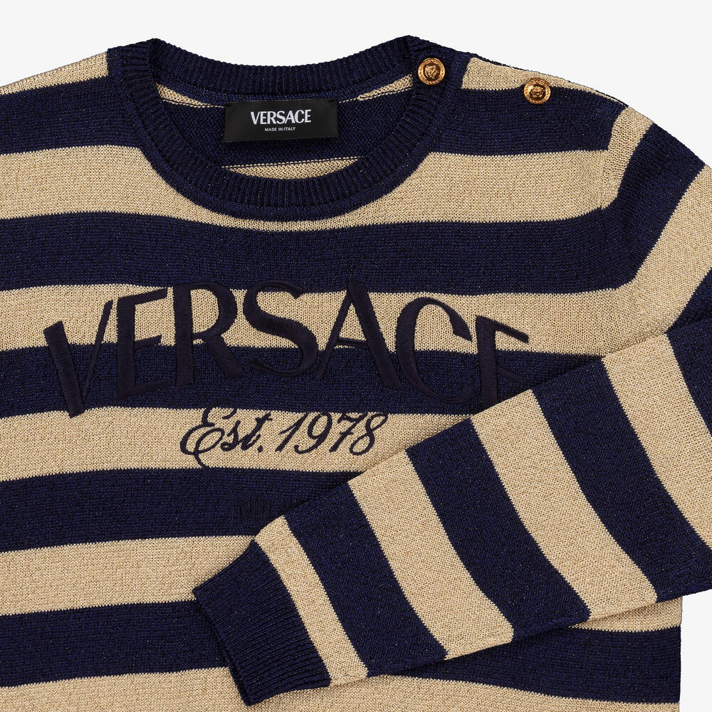 Versace gold jumper on sale