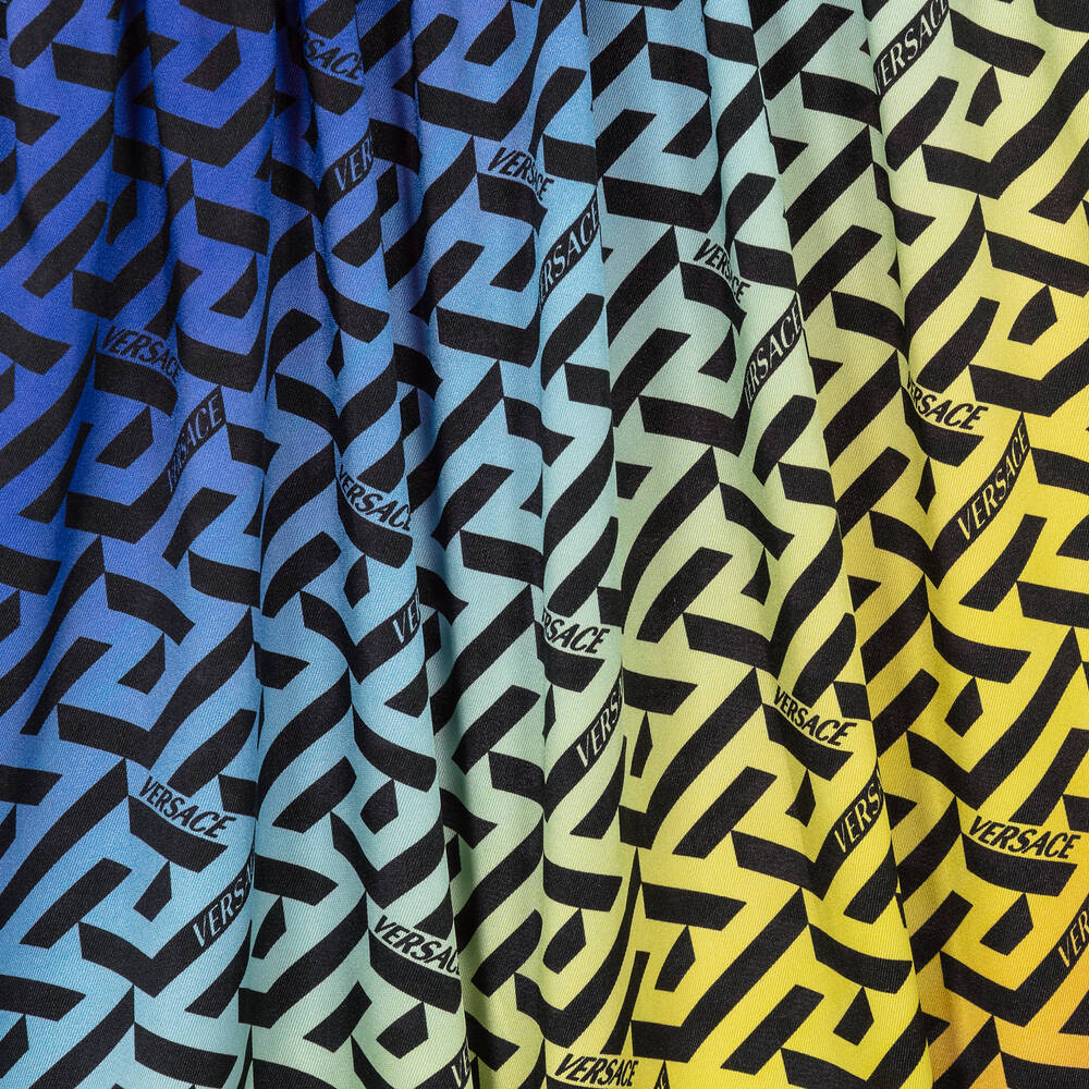 Versace-Teen Girls Pink Greca Dress  | Childrensalon Outlet