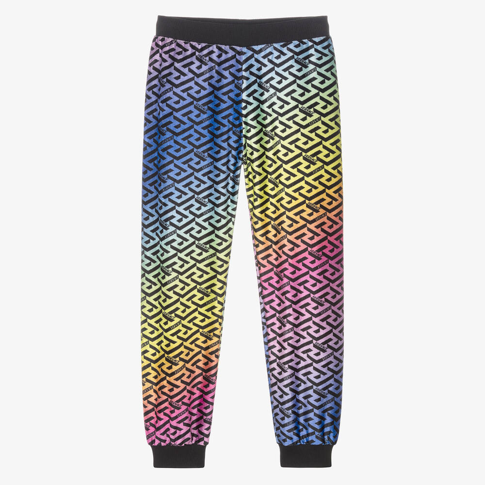 Versace - Teen Girls Pink Greca Joggers | Childrensalon