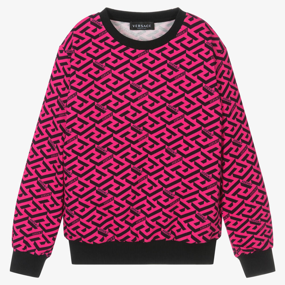 Versace - Teen Girls Pink Sweatshirt | Childrensalon