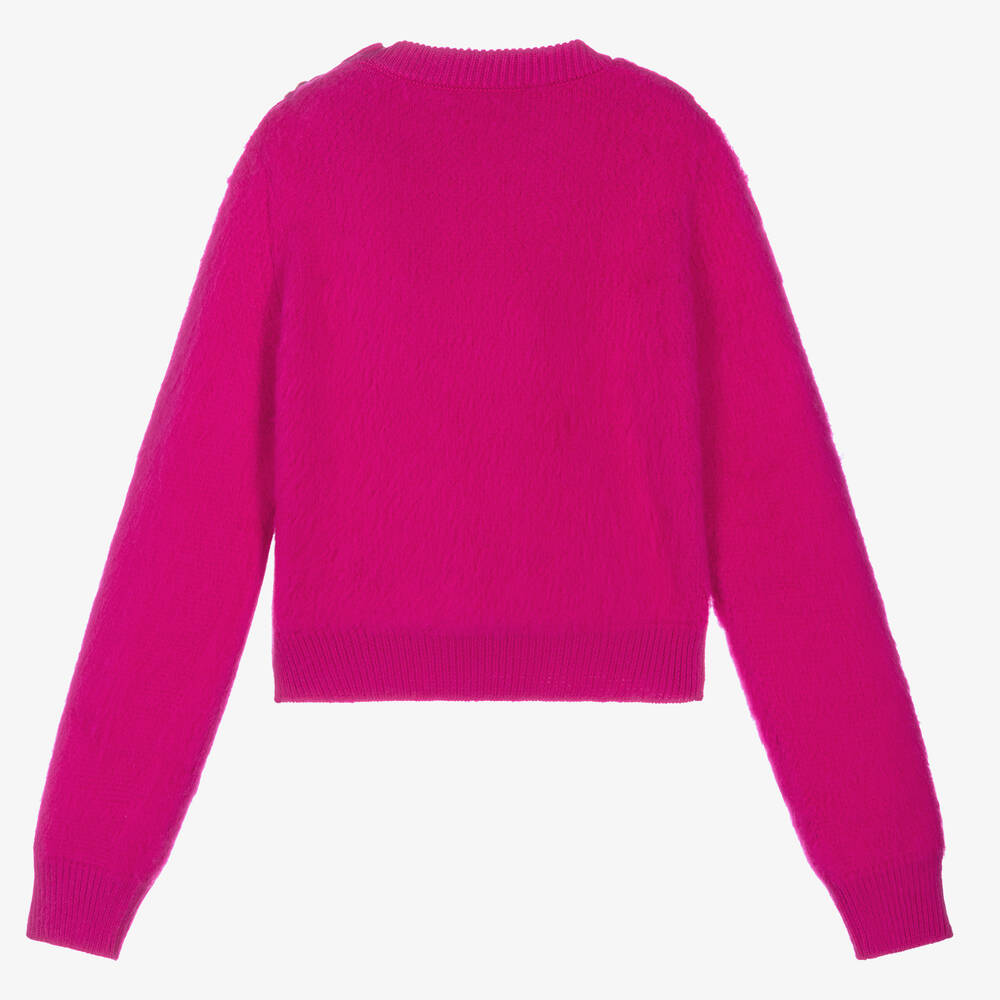Versace Teen Girls Pink Wool Sweater