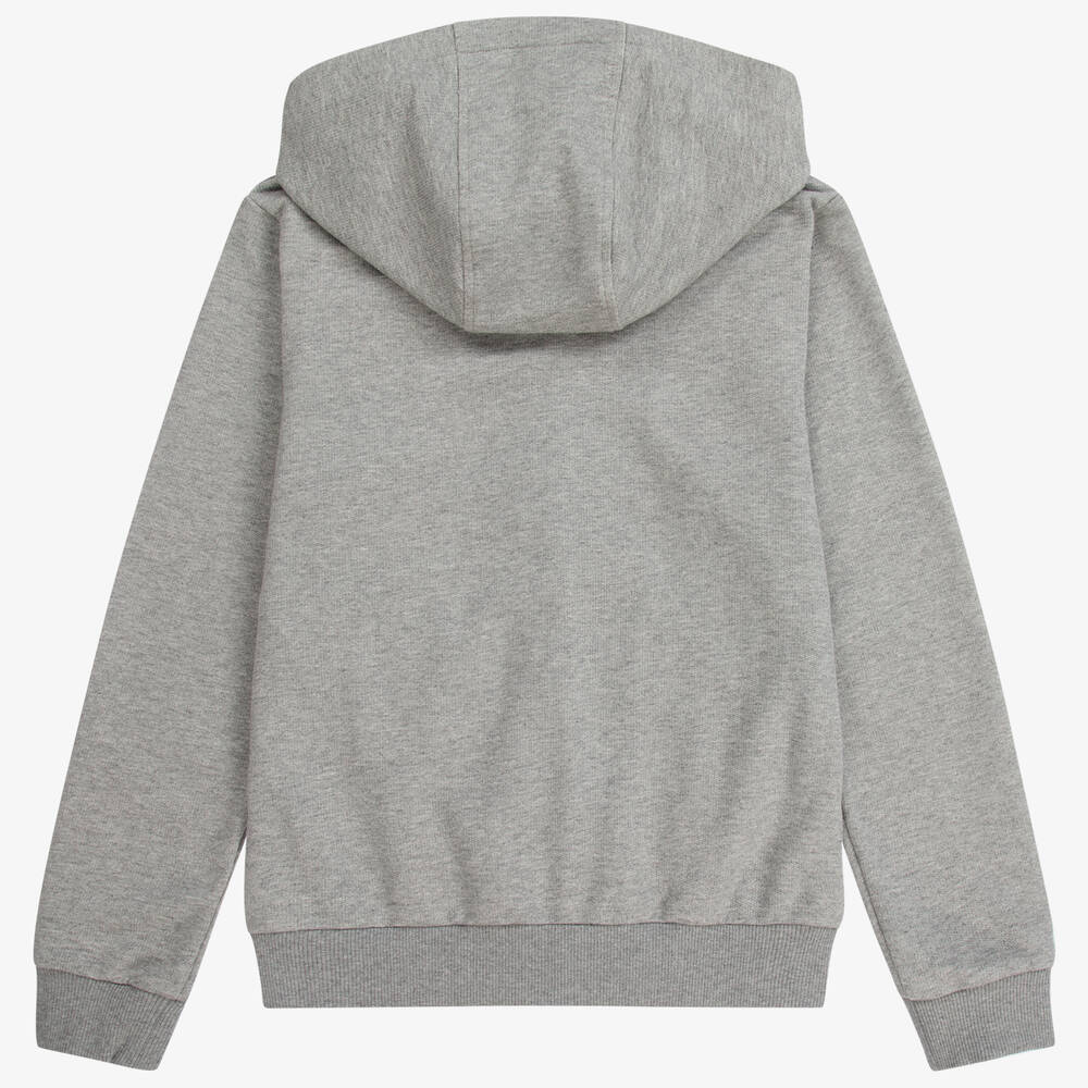 Versace-Серый топ на молнии с логотипом для подростков | Childrensalon Outlet