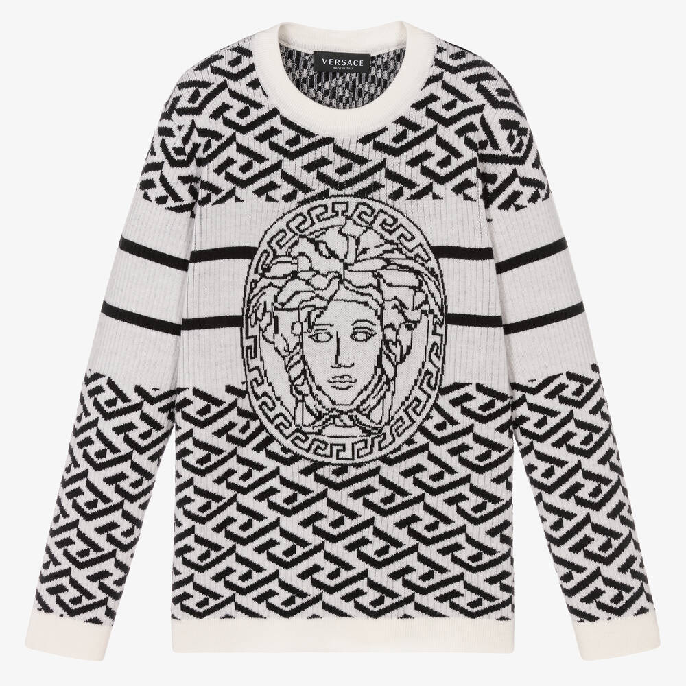 Versace - Teen Medusa Wollpullover | Childrensalon