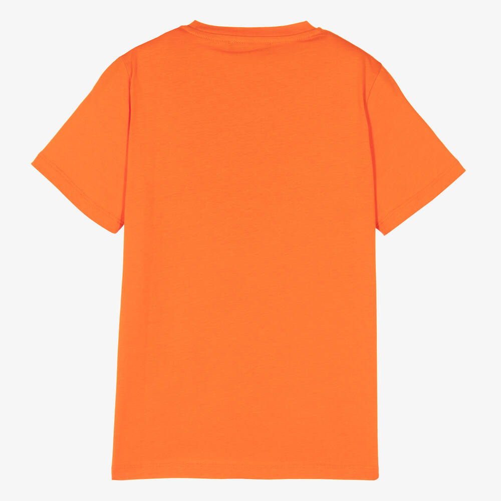 Versace - Teen Orange Medusa Cotton T-Shirt | Childrensalon