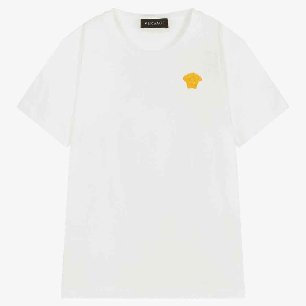 Versace - Teen White Medusa T-Shirt | Childrensalon