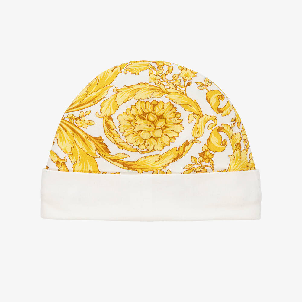 White and gold hat sale