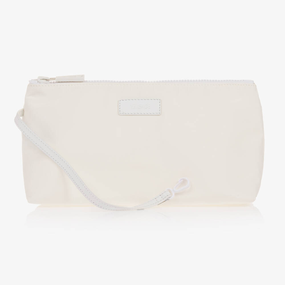 Versace-حقيبة لمستلزمات الأطفال لون أبيض وذهبي (49 سم) | Childrensalon Outlet