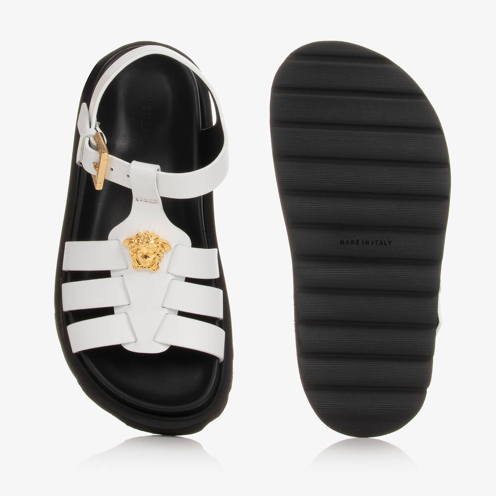 Versace icon leather sandals new arrivals
