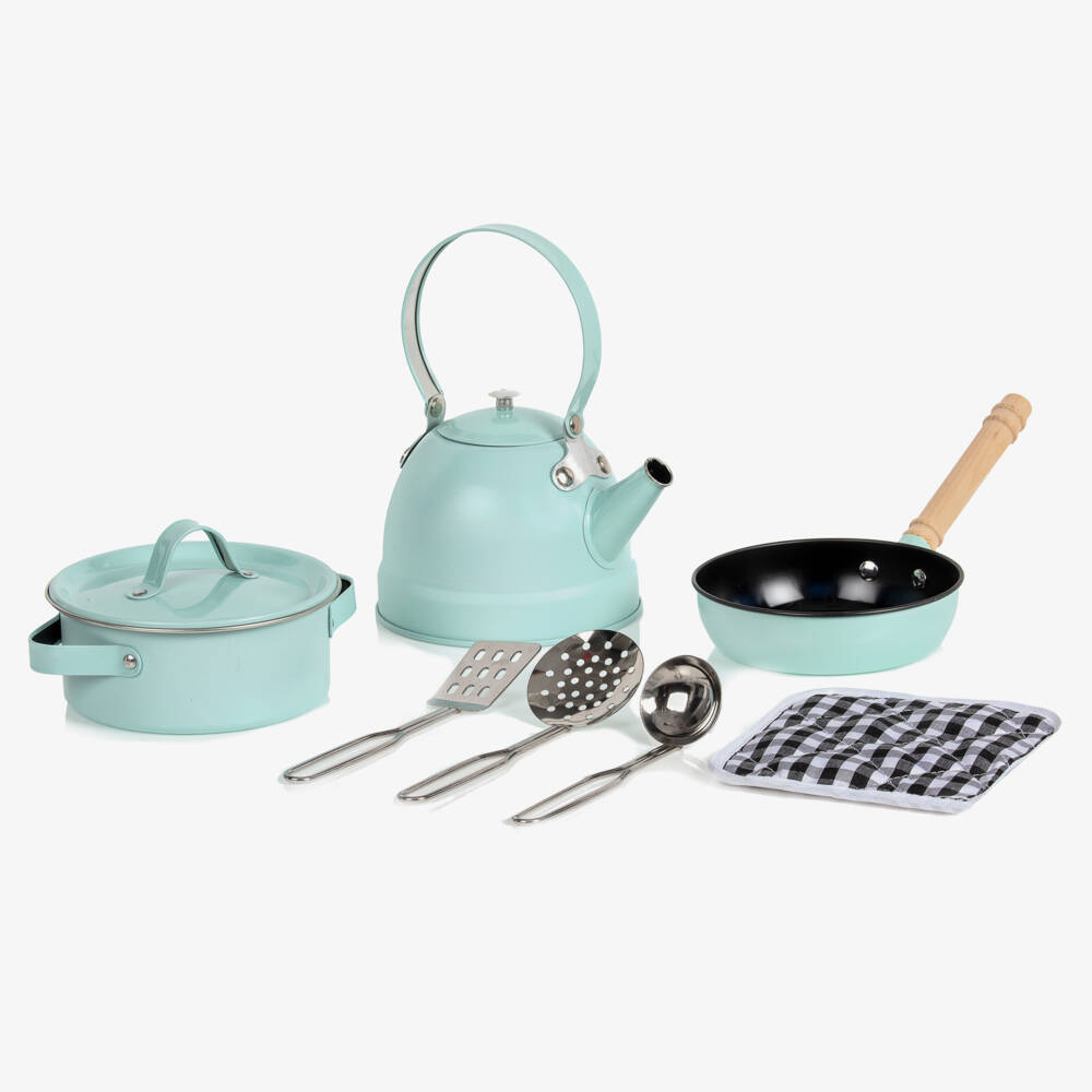 Vilac-Boys Elegant Blue Chef Kit | Childrensalon Outlet