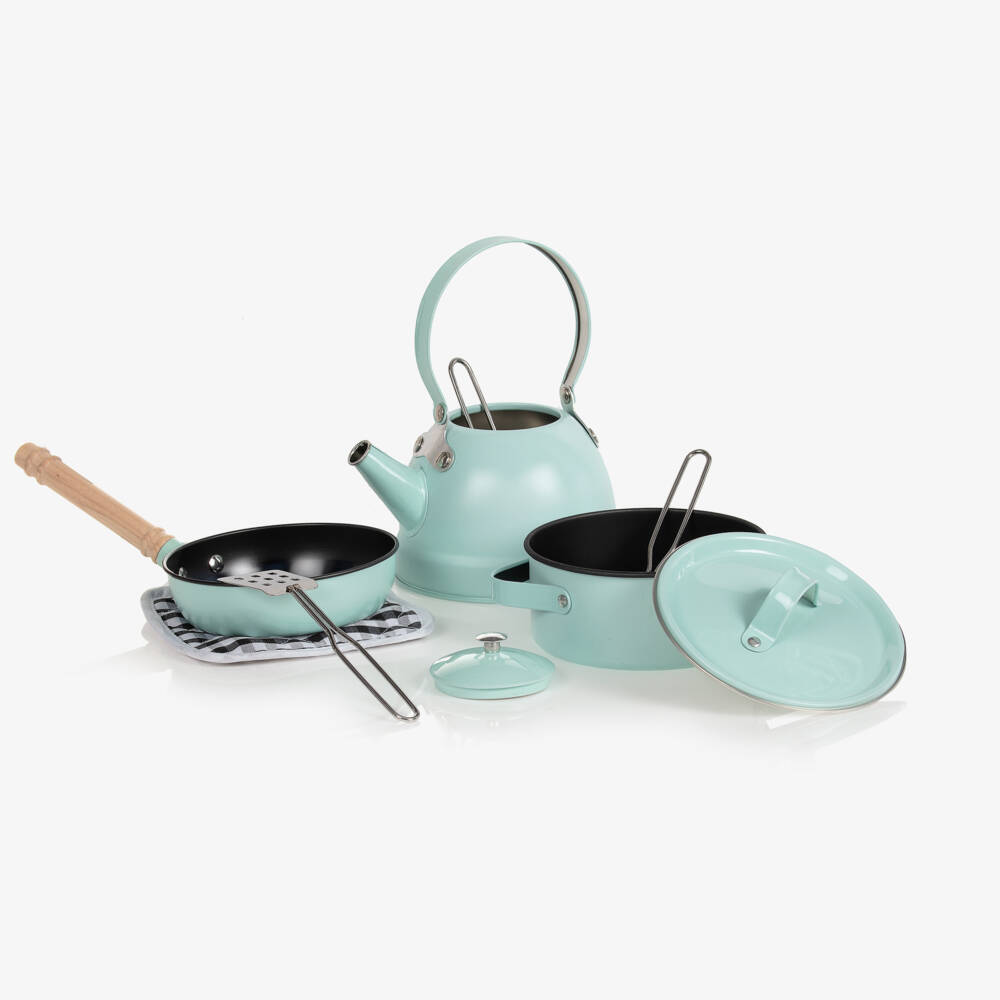 Vilac-Boys Elegant Blue Chef Kit | Childrensalon Outlet