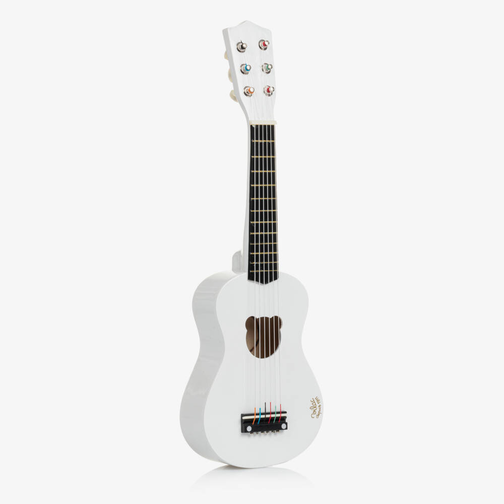 Vilac-Girls Classic White Wooden Guitar | Childrensalon Outlet