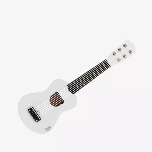 Vilac-Girls Classic White Wooden Guitar | Childrensalon Outlet