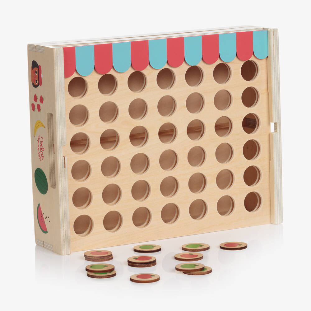 Vilac-Wooden 4-in-a-Row Game (28cm) | Childrensalon Outlet