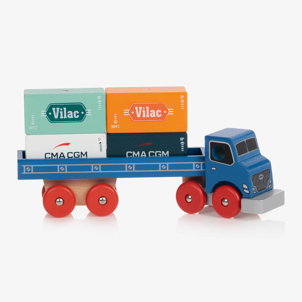 Vilac-Wooden Transporter Toy (24cm) | Childrensalon Outlet