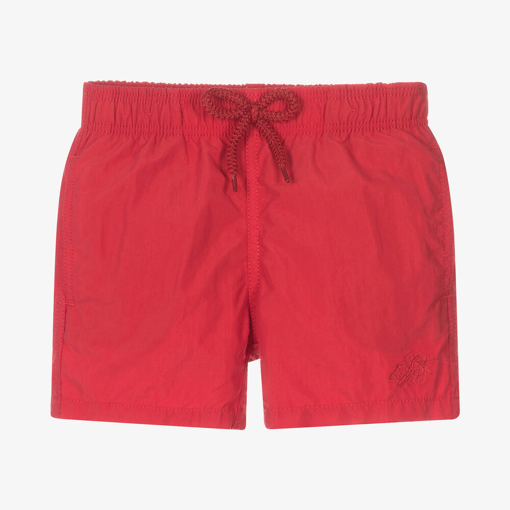 Vilebrequin-Boys Red Water-Reactive Swim Shorts | Childrensalon Outlet
