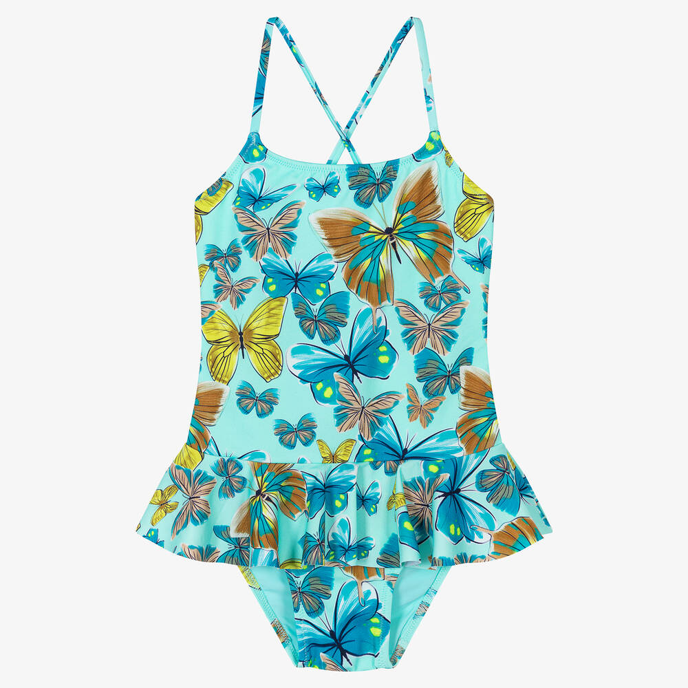 Vilebrequin - Голубой купальник с бабочками | Childrensalon