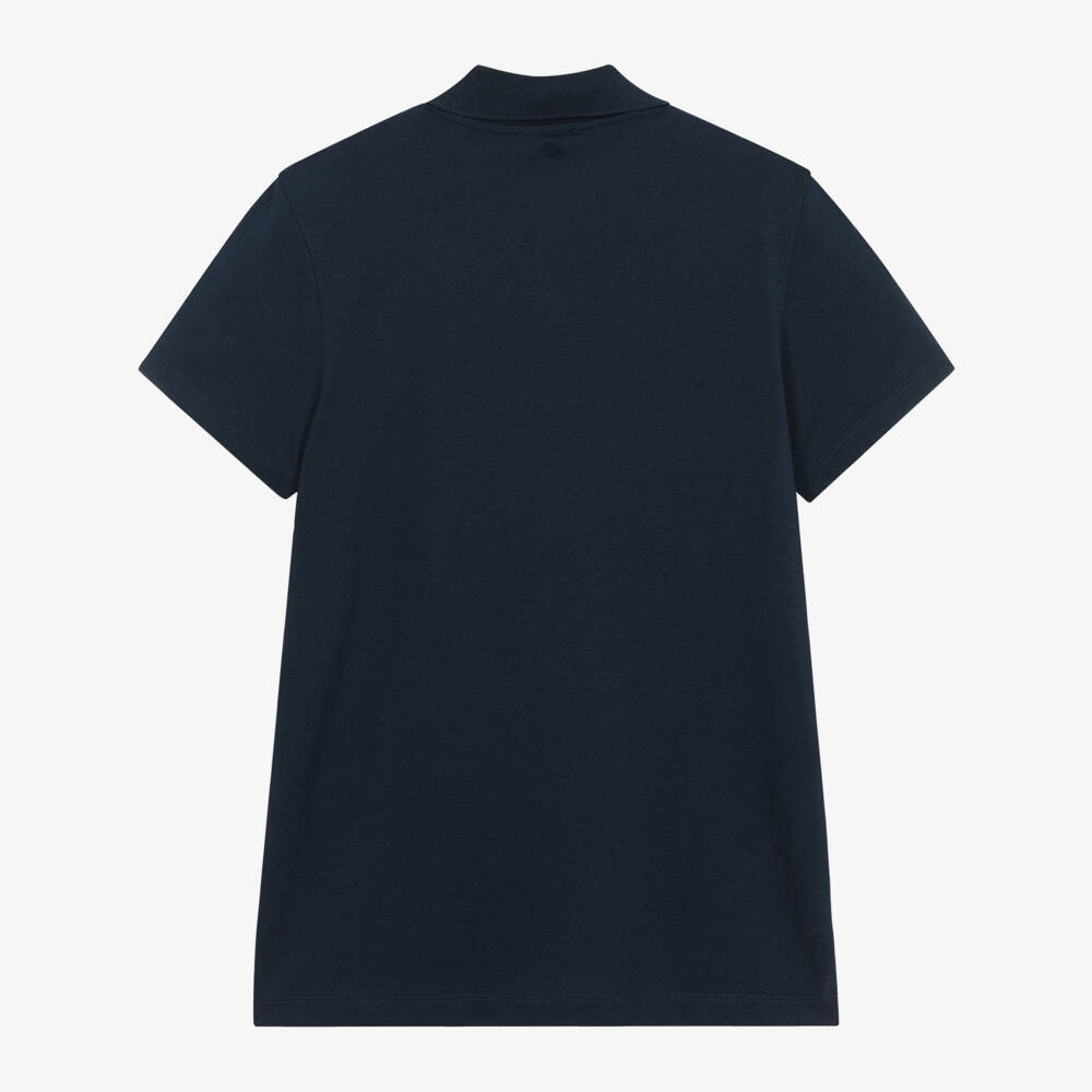 Vilebrequin-Teen Boys Navy Polo Shirt | Childrensalon Outlet