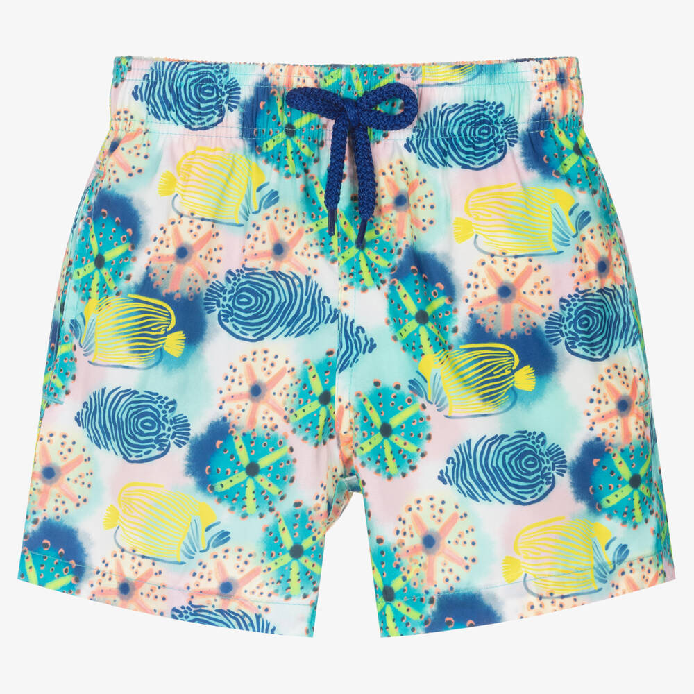 Vilebrequin - Urchins & Fishes Swim Shorts | Childrensalon