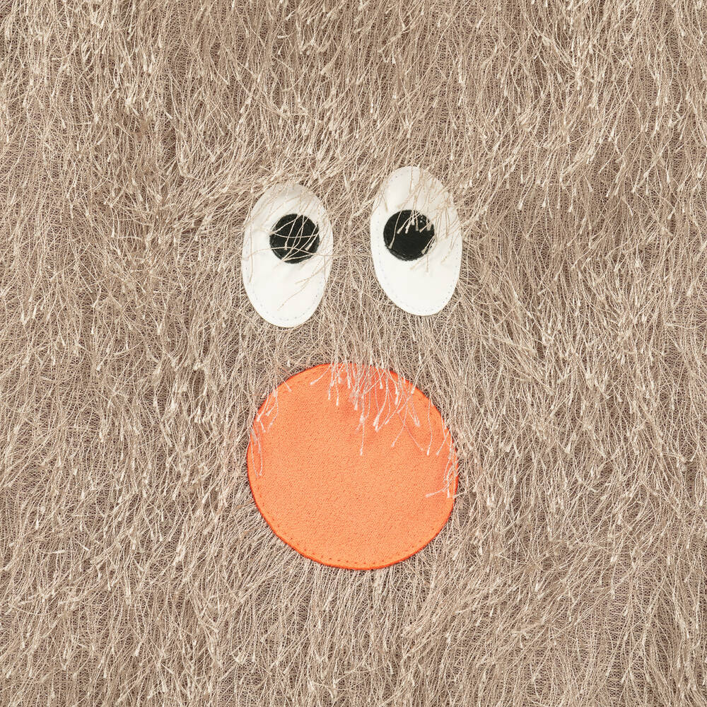 Wauw Capow-حقيبة ظهر برباط للتضييق لون بيج (31 سم) | Childrensalon Outlet