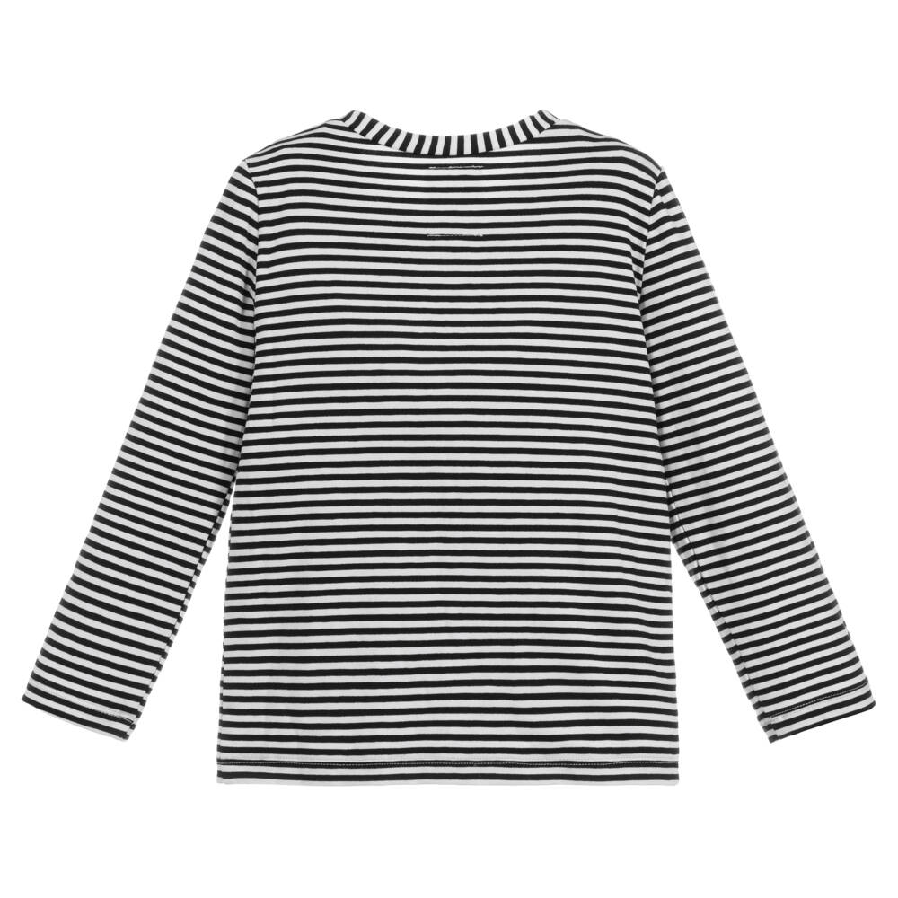 Wauw Capow-Праздничный топ цвета слоновой кости и черного цвета | Childrensalon Outlet