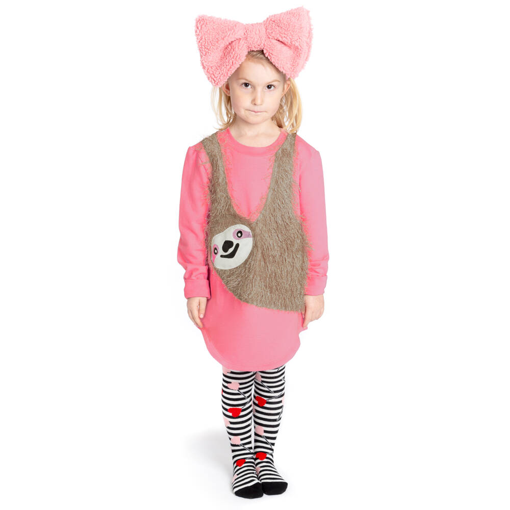 Wauw Capow-Black Striped Knitted Tights | Childrensalon Outlet