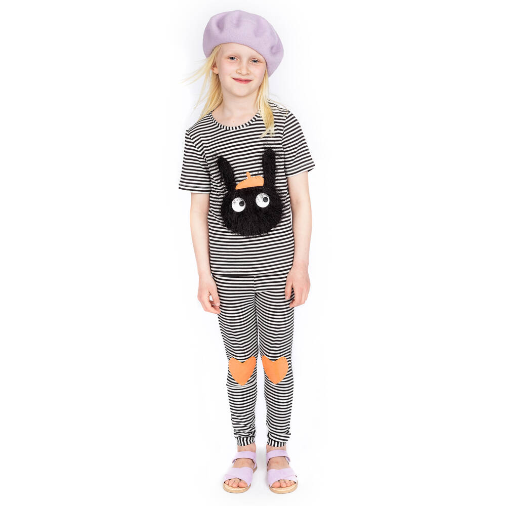 Wauw Capow-Легинсы в черно-белую полоску | Childrensalon Outlet