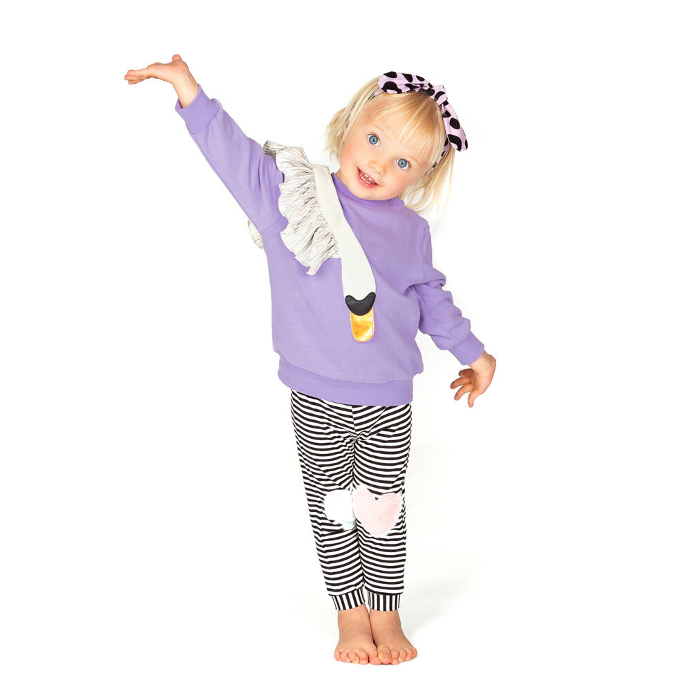 Wauw Capow-Легинсы в черно-белую полоску | Childrensalon Outlet