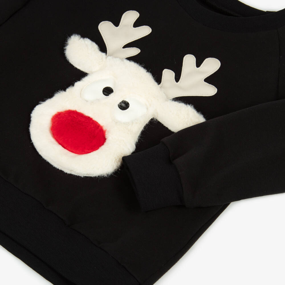 Wauw Capow-Boys' Black Cotton Holiday Top | Childrensalon Outlet