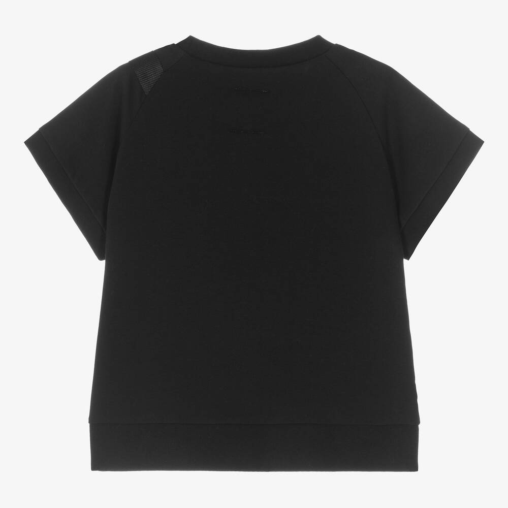 Wauw Capow-Boys Black Cross-Body Bag T-Shirt | Childrensalon Outlet