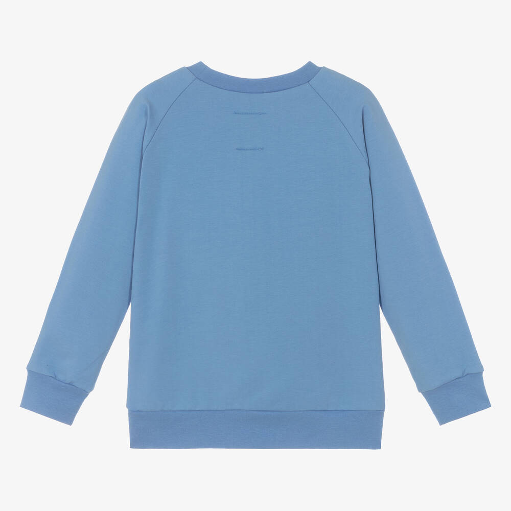 Wauw Capow-Голубой свитшот для мальчиков | Childrensalon Outlet