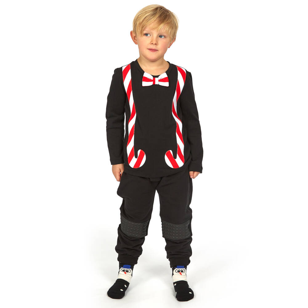 Wauw Capow-Классические черные носки для мальчиков | Childrensalon Outlet