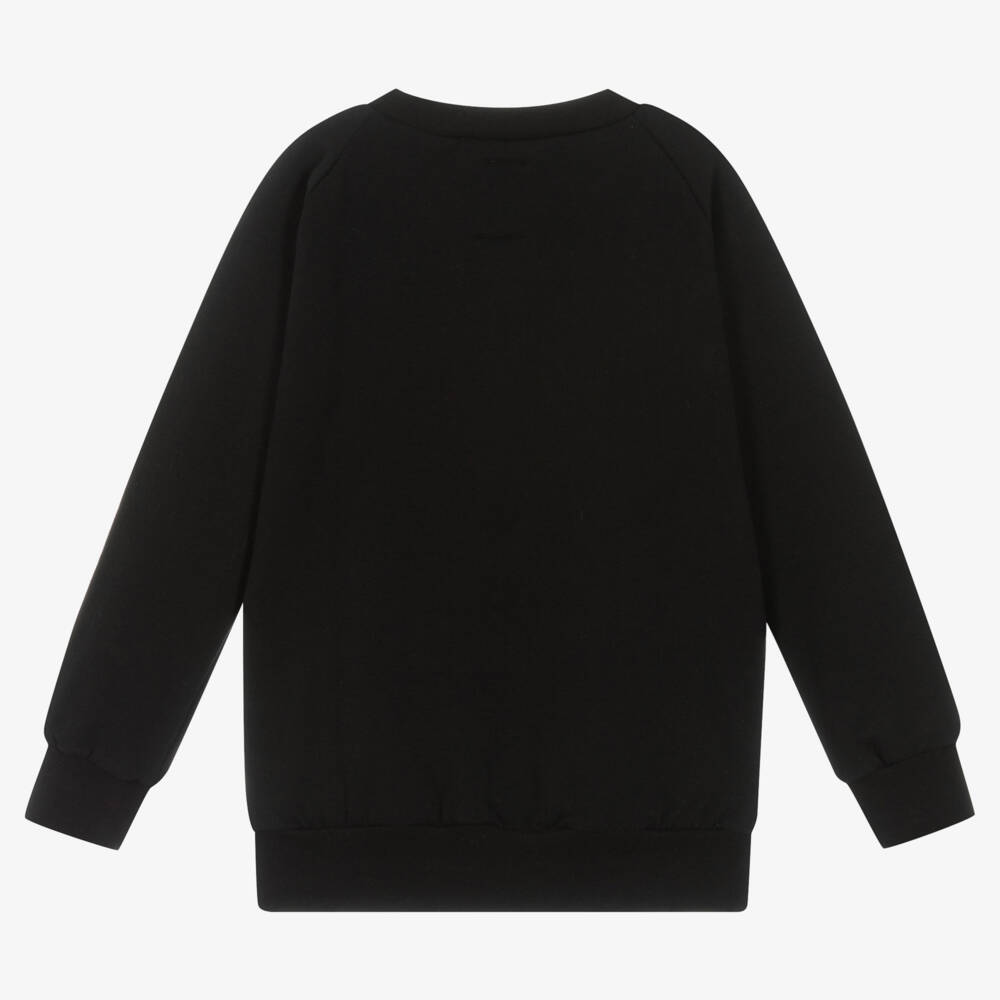 Wauw Capow-Boys Cozy Black Ghost Jersey | Childrensalon Outlet