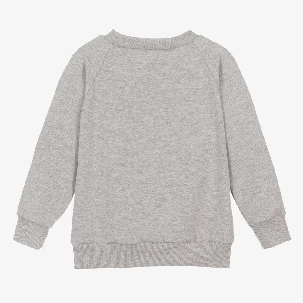 Wauw Capow-Boys Grey Gingerbread Jumper | Childrensalon Outlet