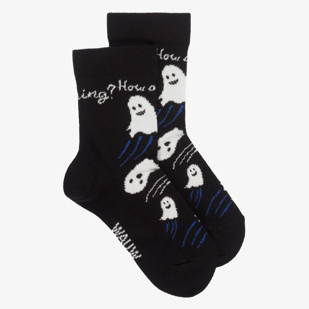 Wauw Capow-Boys Haunted Cotton Ankle Socks | Childrensalon Outlet