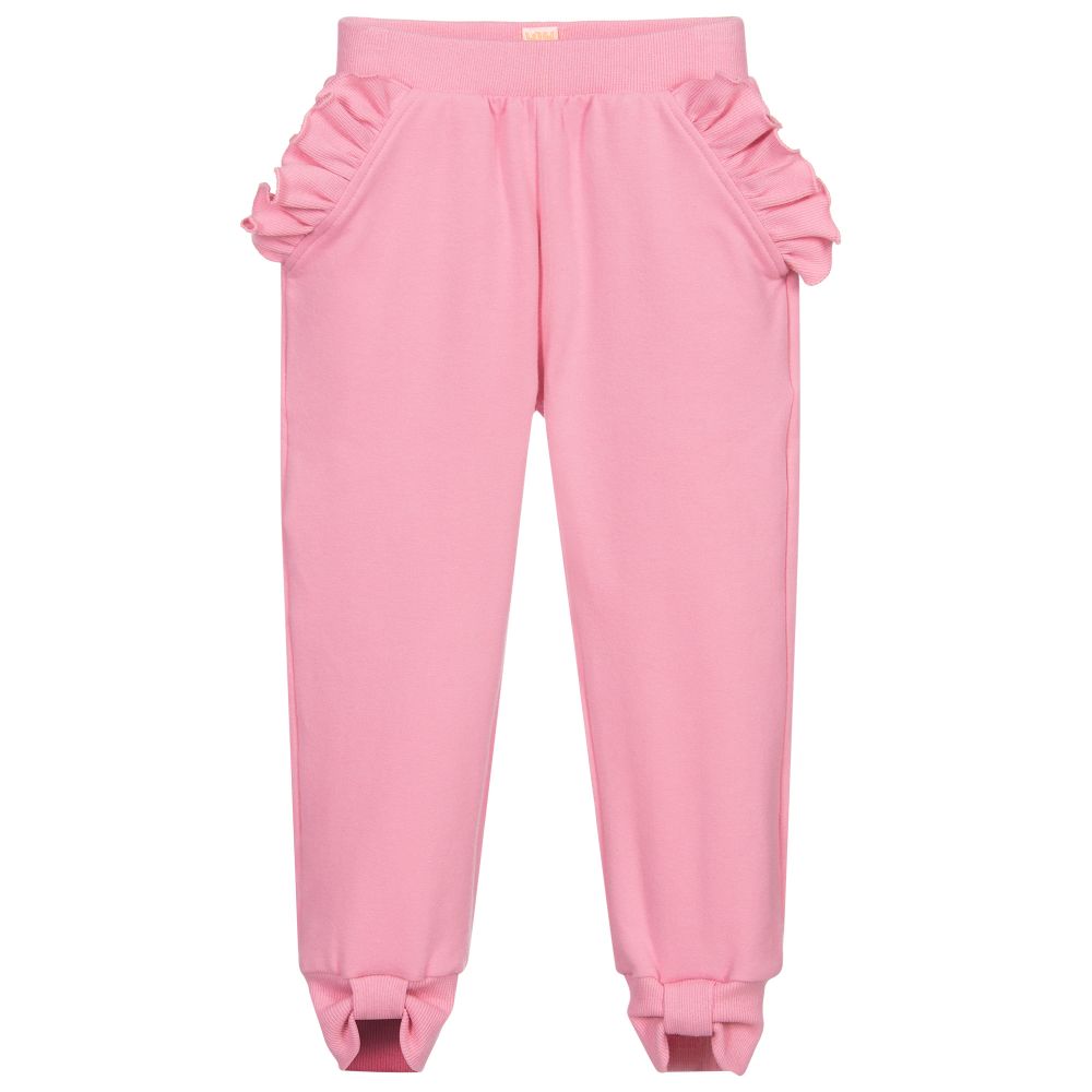 Wauw Capow - Розовые спортивные брюки из органического хлопка | Childrensalon