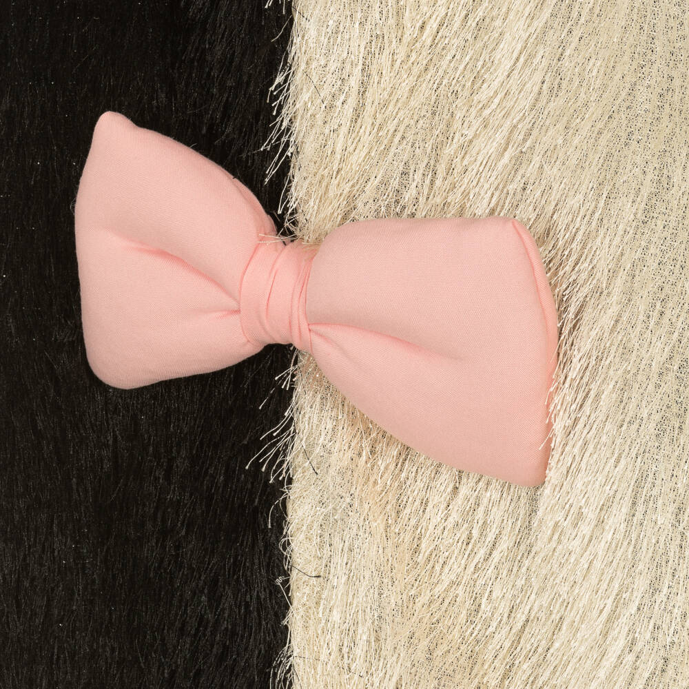 Wauw Capow-Girls Black Fringed Bow Dress | Childrensalon Outlet