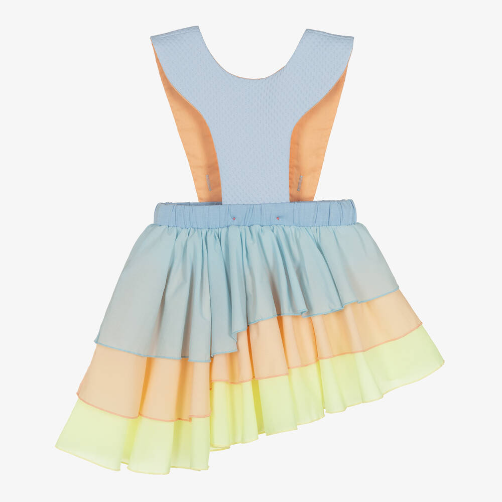 Wauw Capow-Голубая юбка Лебедь из крепа и трикотажа | Childrensalon Outlet