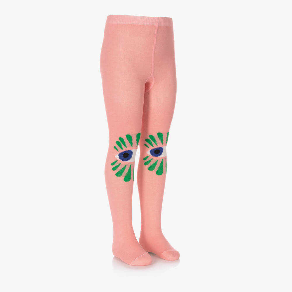 Wauw Capow-كولون مزيج قطن عضوي لون زهري مرجاني للبنات | Childrensalon Outlet