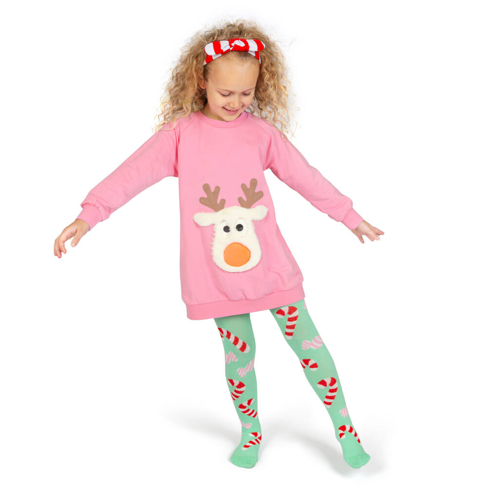 Wauw Capow-Girls Cozy Fawn Jersey Dress | Childrensalon Outlet
