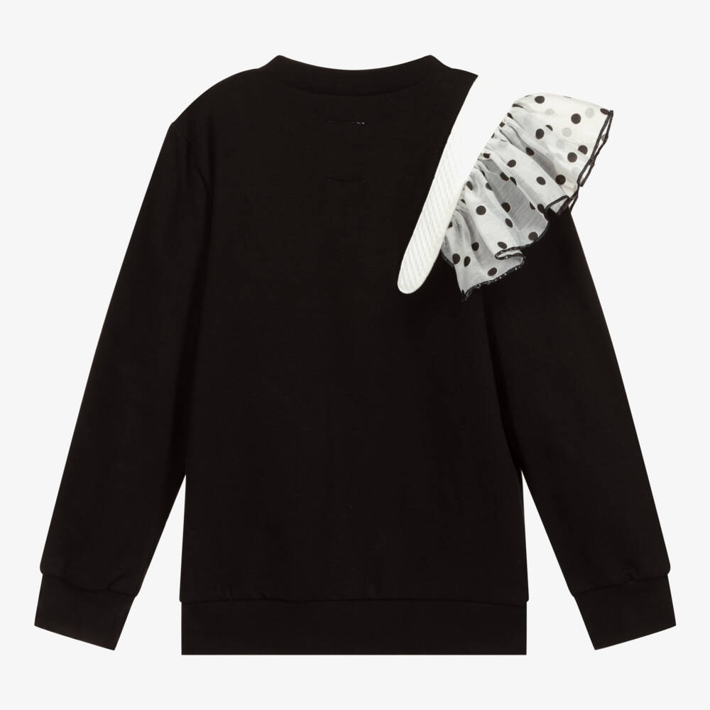 Wauw Capow-Girls Dreamy Swan Ruffle Top | Childrensalon Outlet