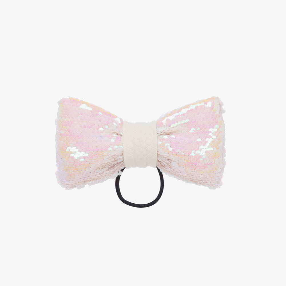 Wauw Capow-Girls Iridescent Bow Hair Tie | Childrensalon Outlet