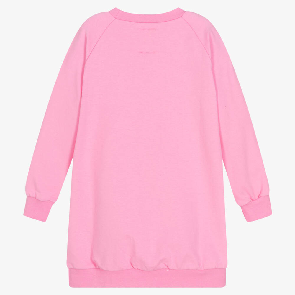 Wauw Capow-Розовое платье с барсуком и карманами для девочек | Childrensalon Outlet