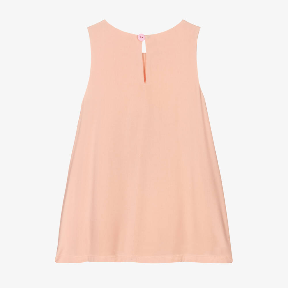 Wauw Capow-Girls Pink Elephant Dress | Childrensalon Outlet